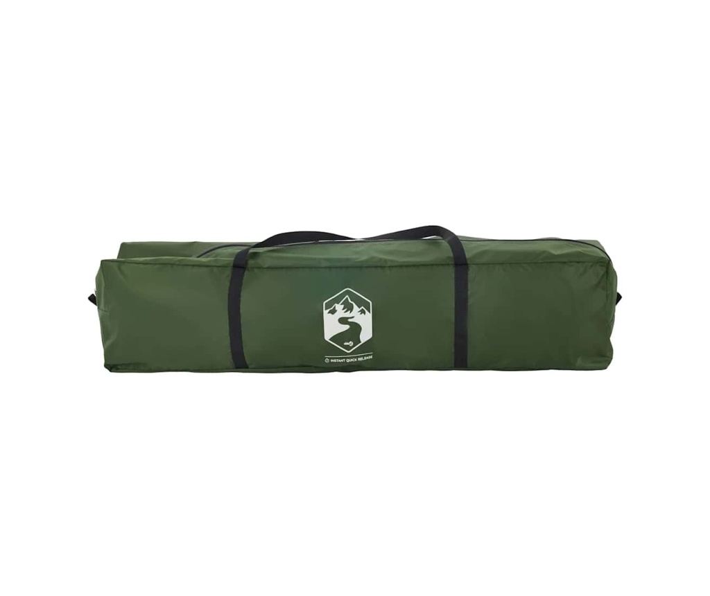 Kempingový stan kupole pro 5 osob zelený rychloupínací - 10