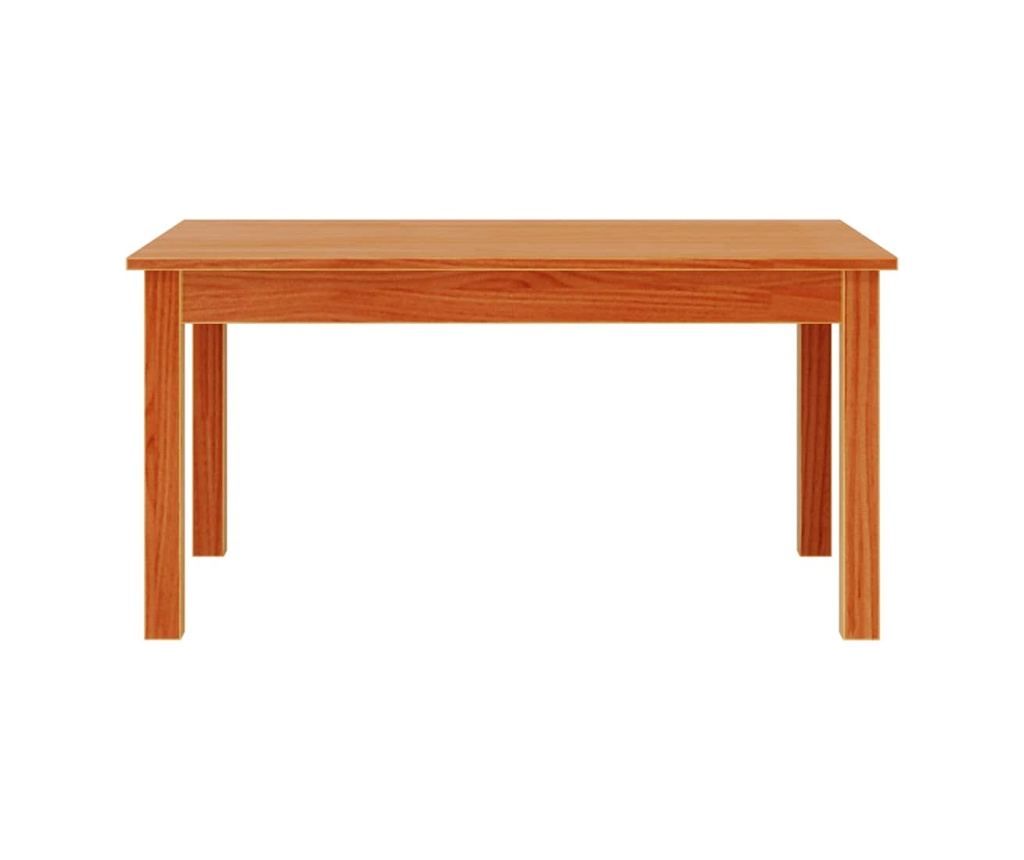 Konferenční stolek voskově hnědý 80x50x40 cm masivní borovice - 5