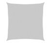 Stínicí plachta světle šedá 4,5 x 4,5 m 100% polyester oxford thumbnail 1