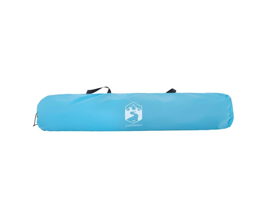 Kempingový stan kupole pro 5 osob modrý rychloupínací - 8