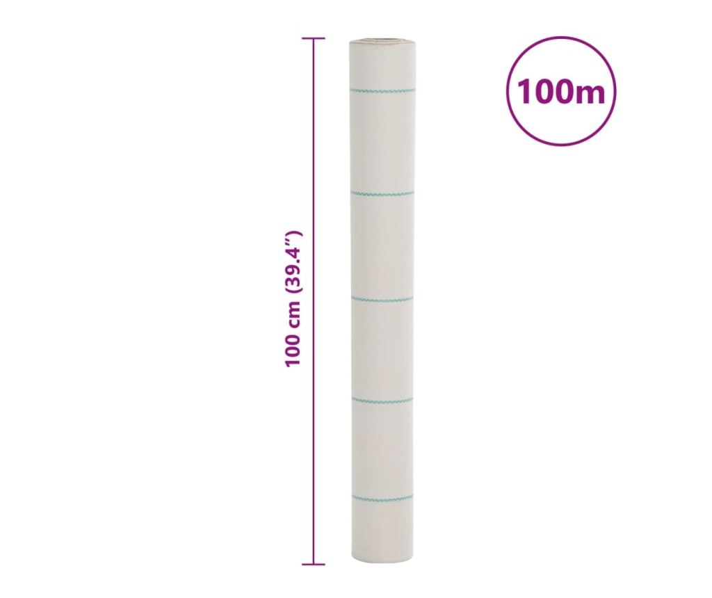 Mulčovací textilie bílá 1 x 100 m PP - 8