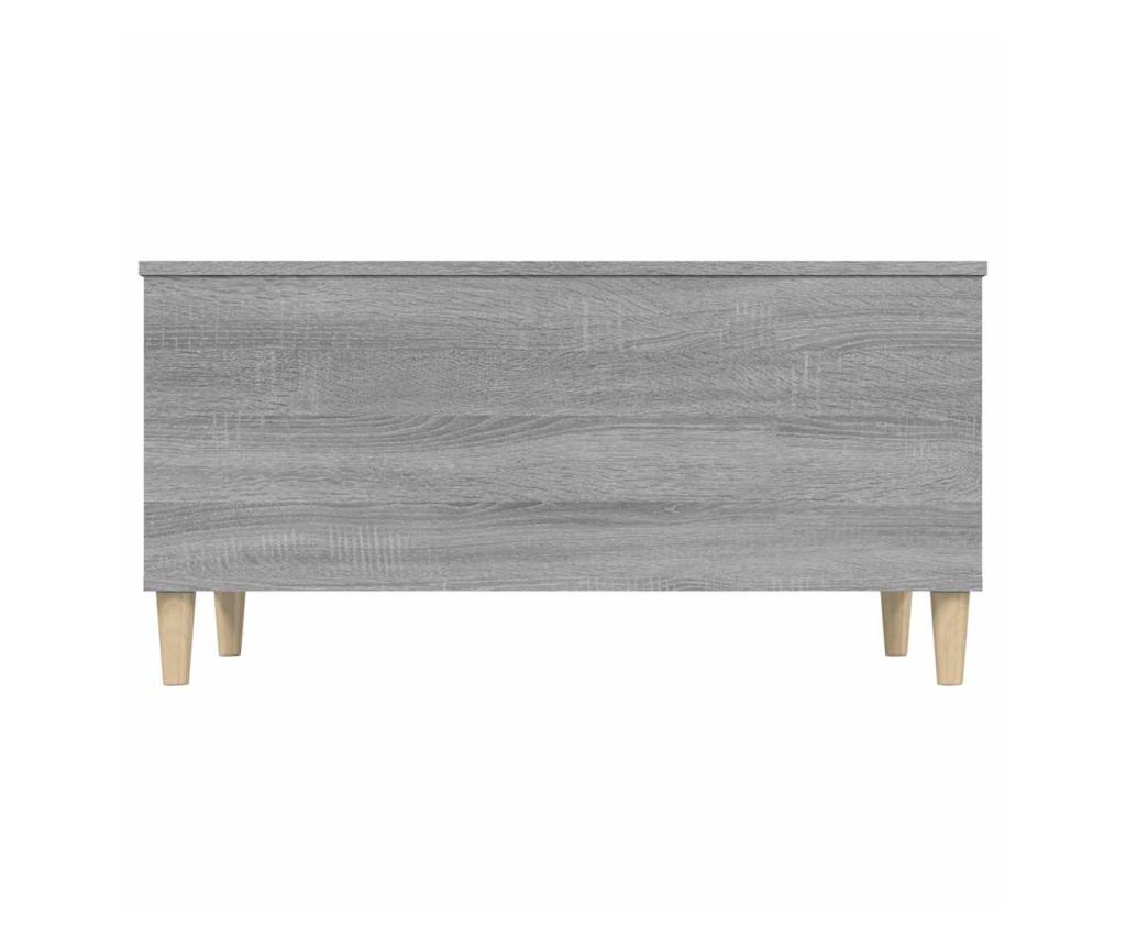 Konferenční stolek šedý sonoma 90x44,5x45 cm kompozitní dřevo - 5