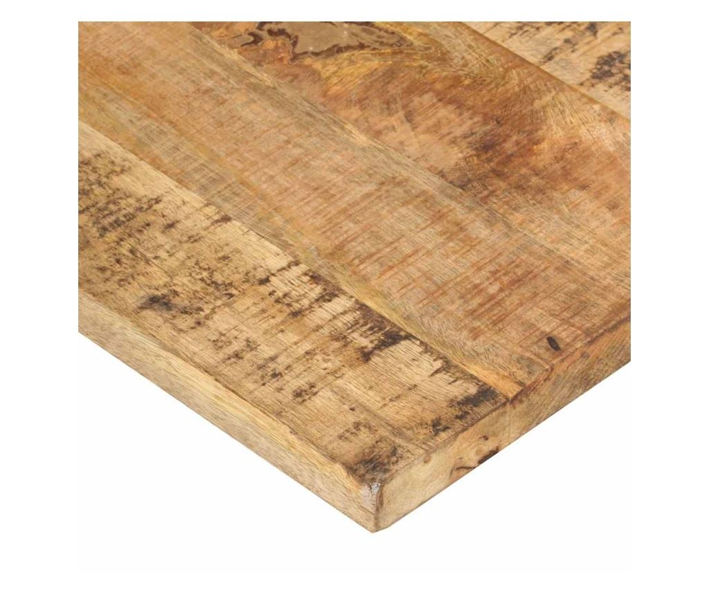 Ploča stola, 140 x 60 cm, masivno drvo manga, 25-27 mm - 8