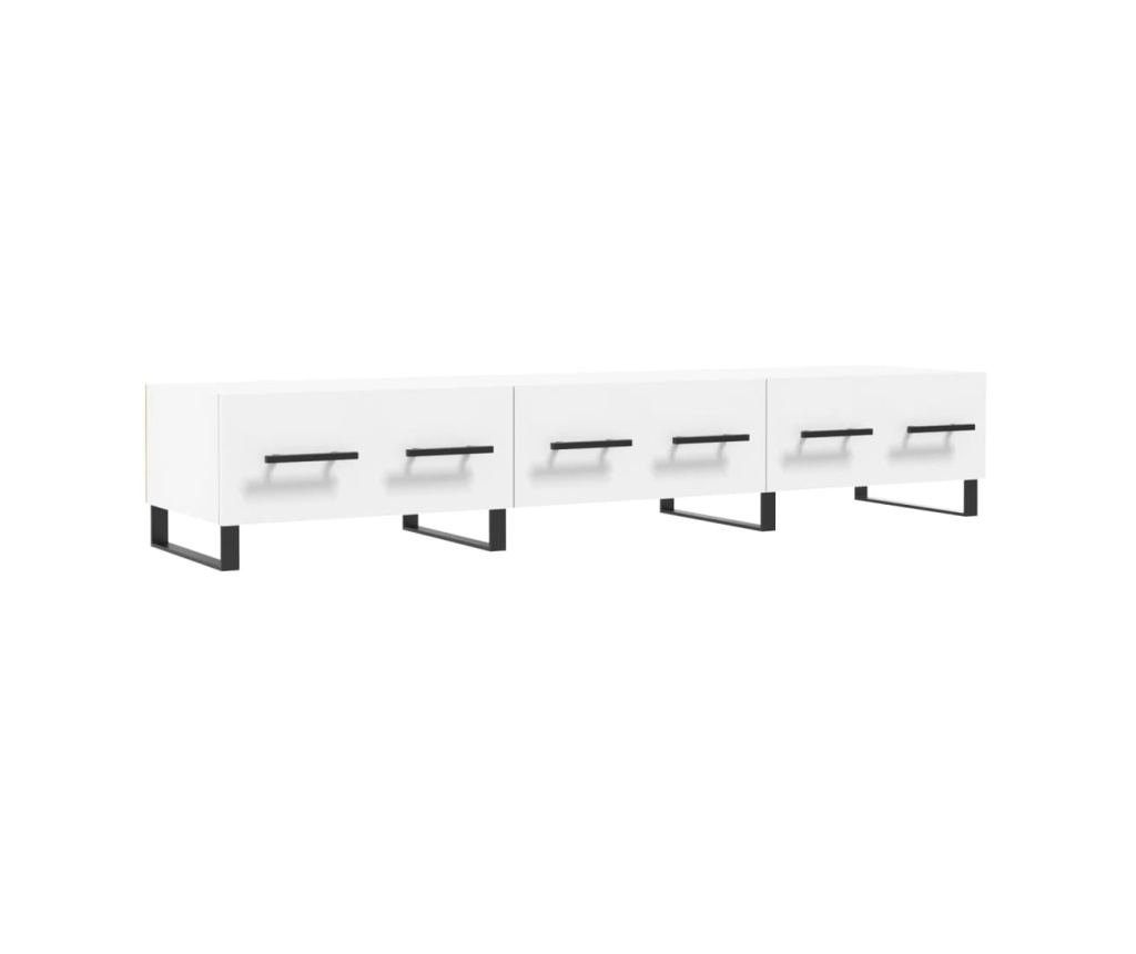 TV stalak, bijeli, 150x36x30 cm, konstruirano drvo - 2
