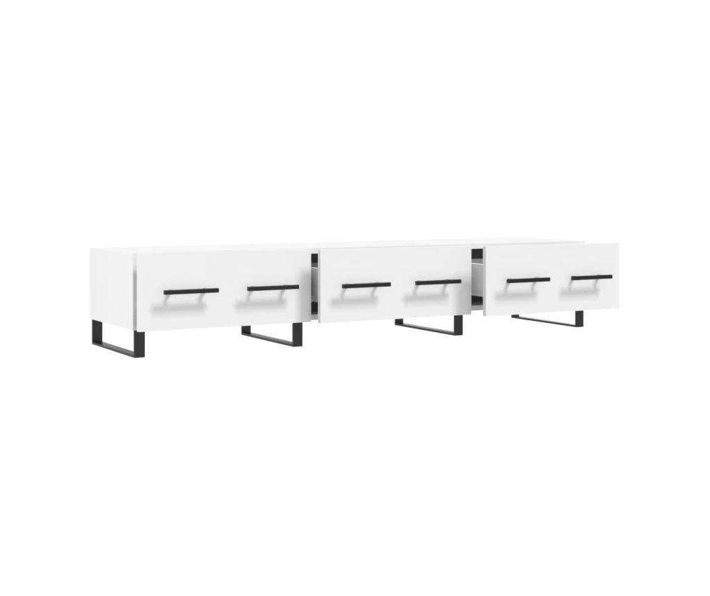 TV stalak, bijeli, 150x36x30 cm, konstruirano drvo - 6