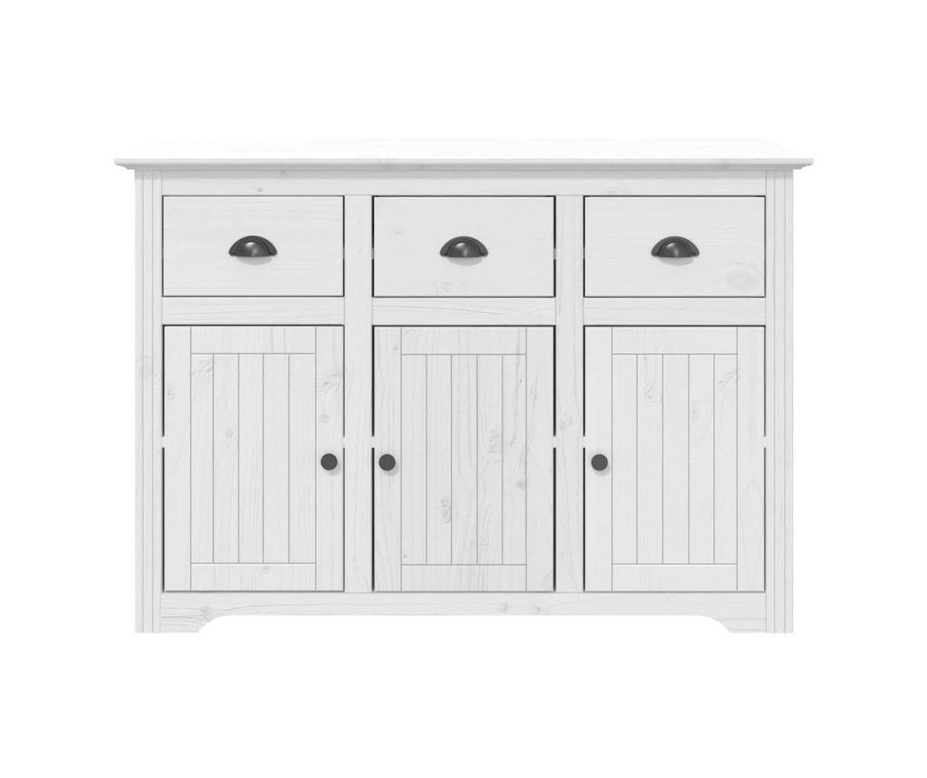 Komoda "BODO", bijela, 115x43x79,5 cm, masivna borovina - 3