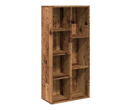 Ormar za knjige staro drvo 50x25x104 cm