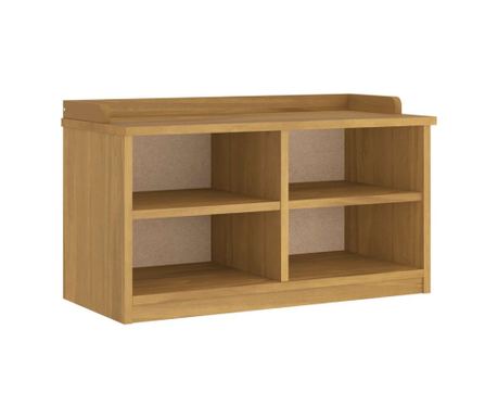 Klupa za predsoblje SANDNES 87x40x50 cm od masivne borovine