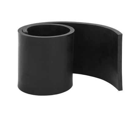 vidaXL Margine de cauciuc pentru plug de zăpadă negru 100x15x1 cm