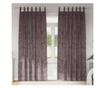 vidaXL Cortine din catifea cu perdele 2 pcs Maro 260 x 140 cm Catifea thumbnail 2