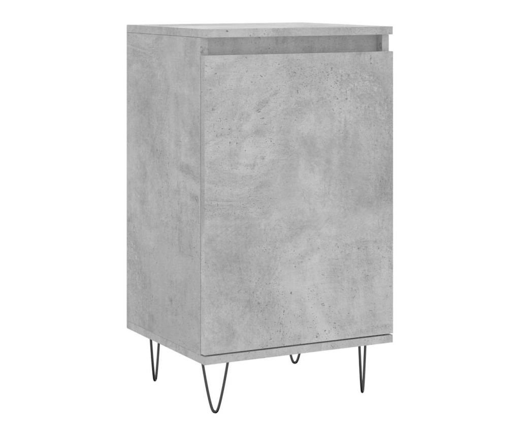 Komoda, siva beton, 40x35x70 cm, obrađeno drvo - 2