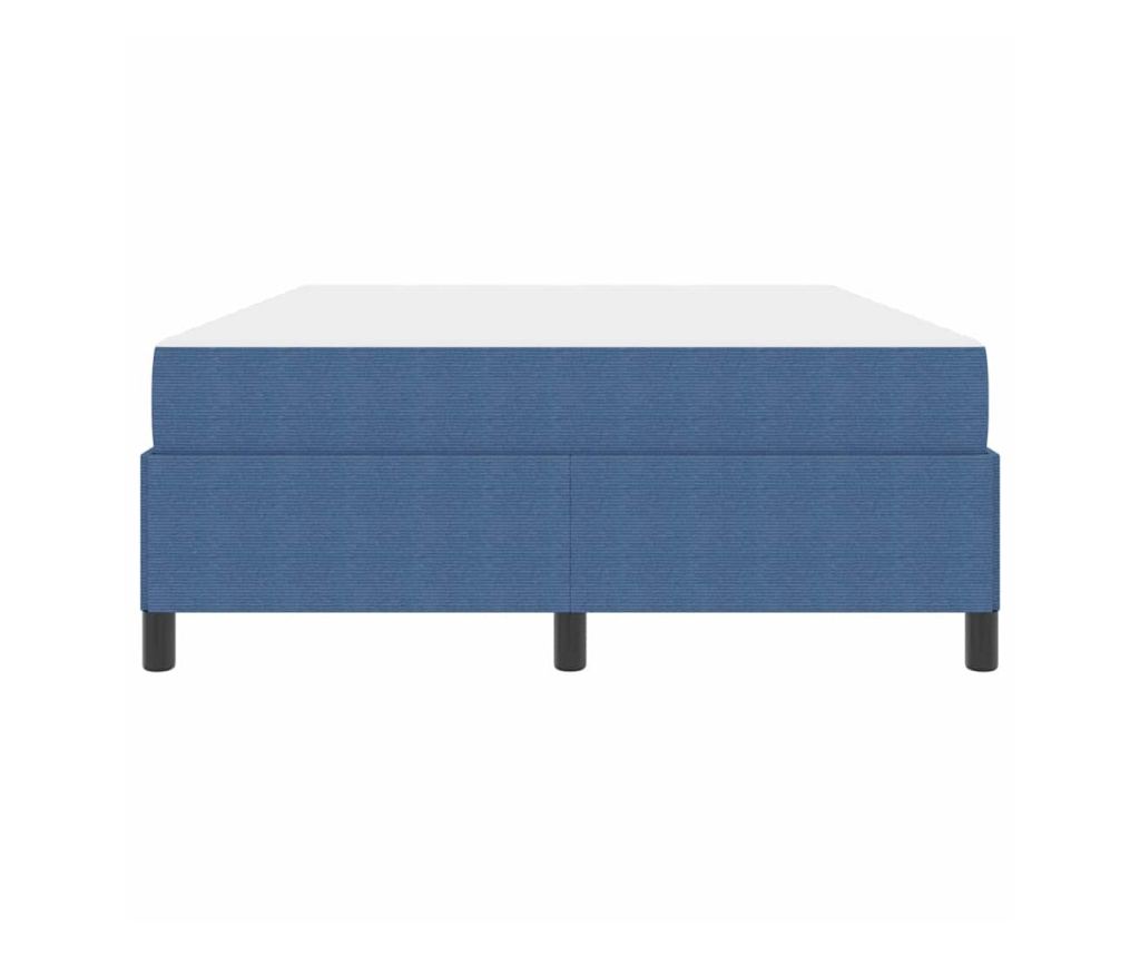 Рамка за легло с матрак Синьо 160 x 200 cm текстил - 5