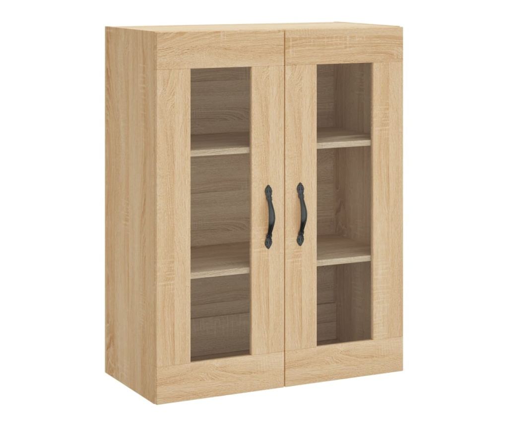 Visoka komoda sonoma hrast 69,5x34x180 cm inženirski les - 5