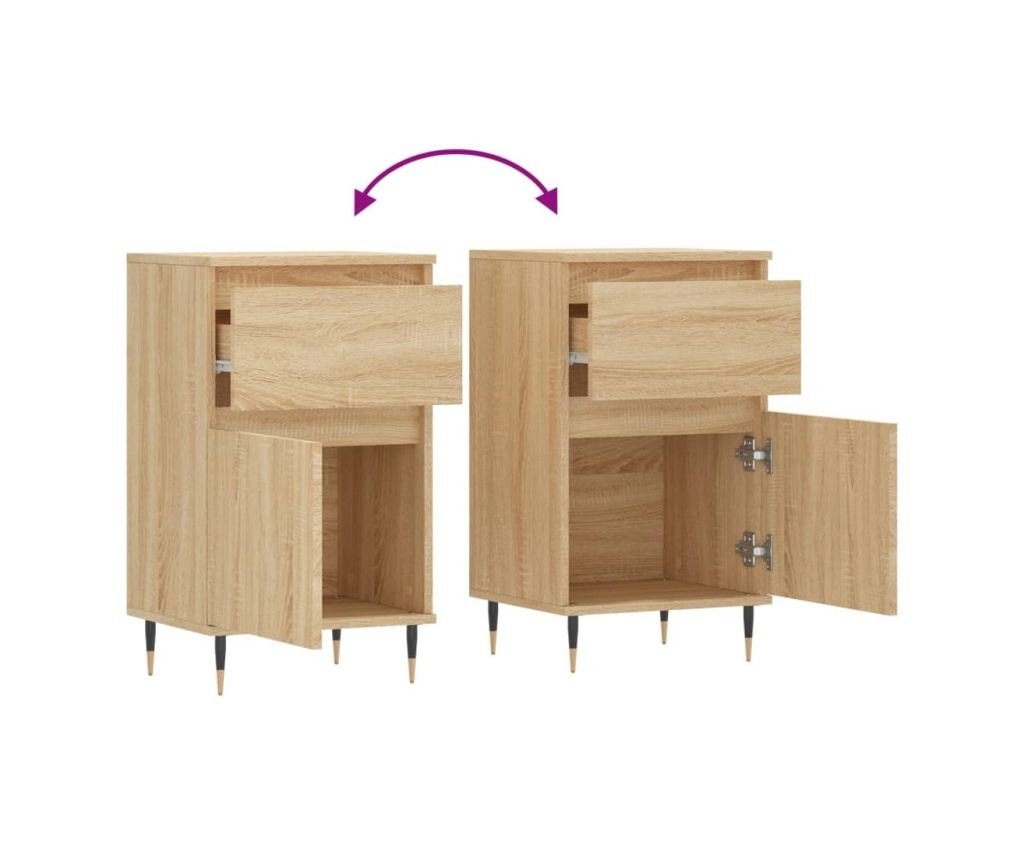 Ormarić, boja hrasta sonoma, 40x35x70 cm, konstruirano drvo - 10