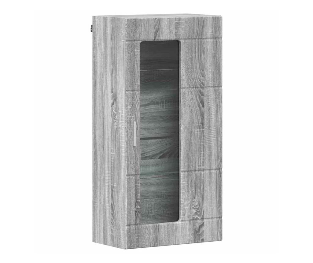 Комплект ТВ шкаф с чекмедже FLORIN Сив Сонома Инженерно дърво - 6