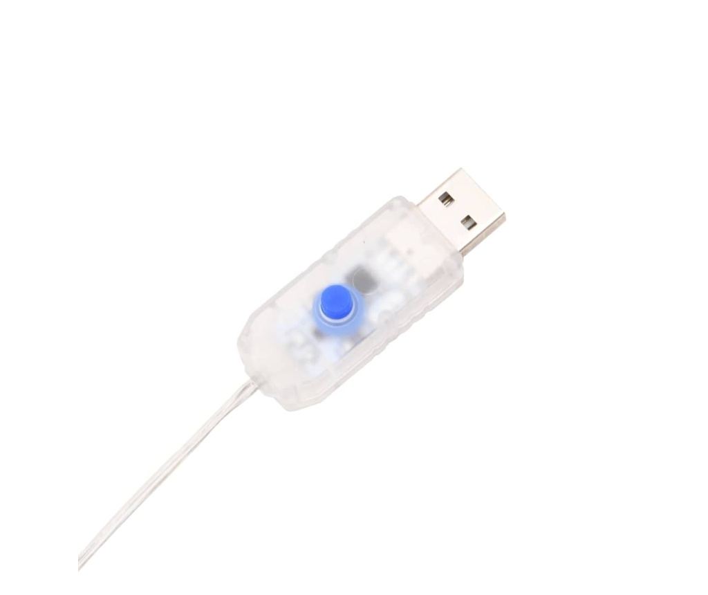 LED елени 2 pcs Топло бяло текстил - 9