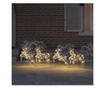 LED елени с 80 LED светодиода 4 pcs Златист PET thumbnail 3