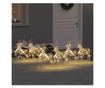 LED елени с 180 LED светодиода 6 pcs Златист PET thumbnail 2