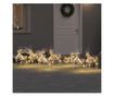 LED елени с 40 LED светодиода 7 pcs Златист PET thumbnail 2