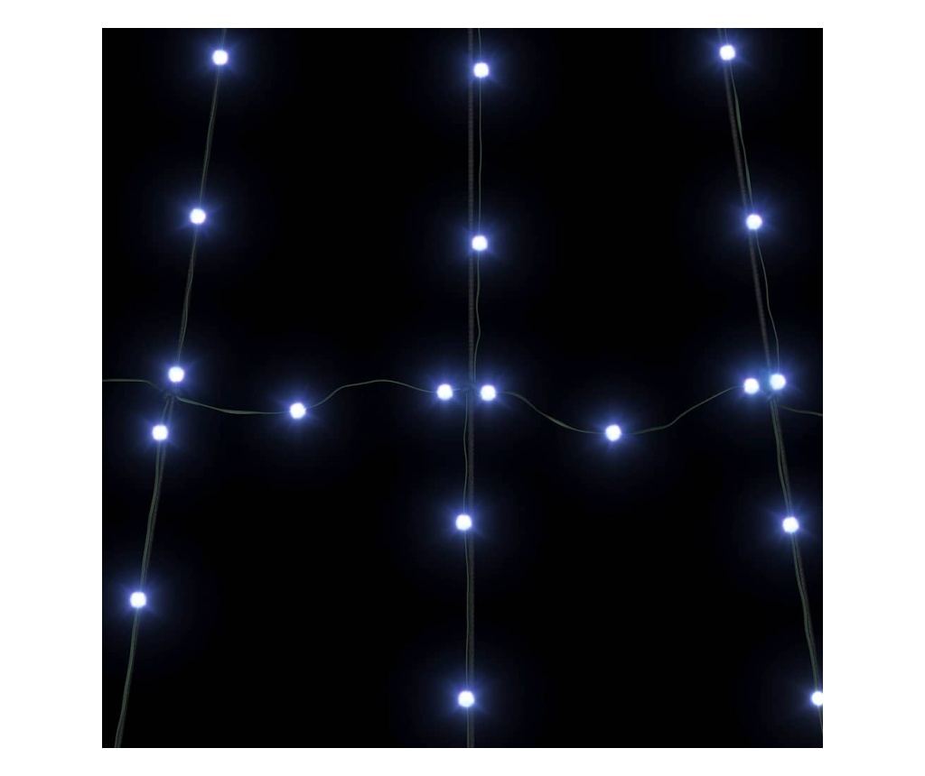 LED коледна елха с колчета за земя Синьо 306 см Метал - 8