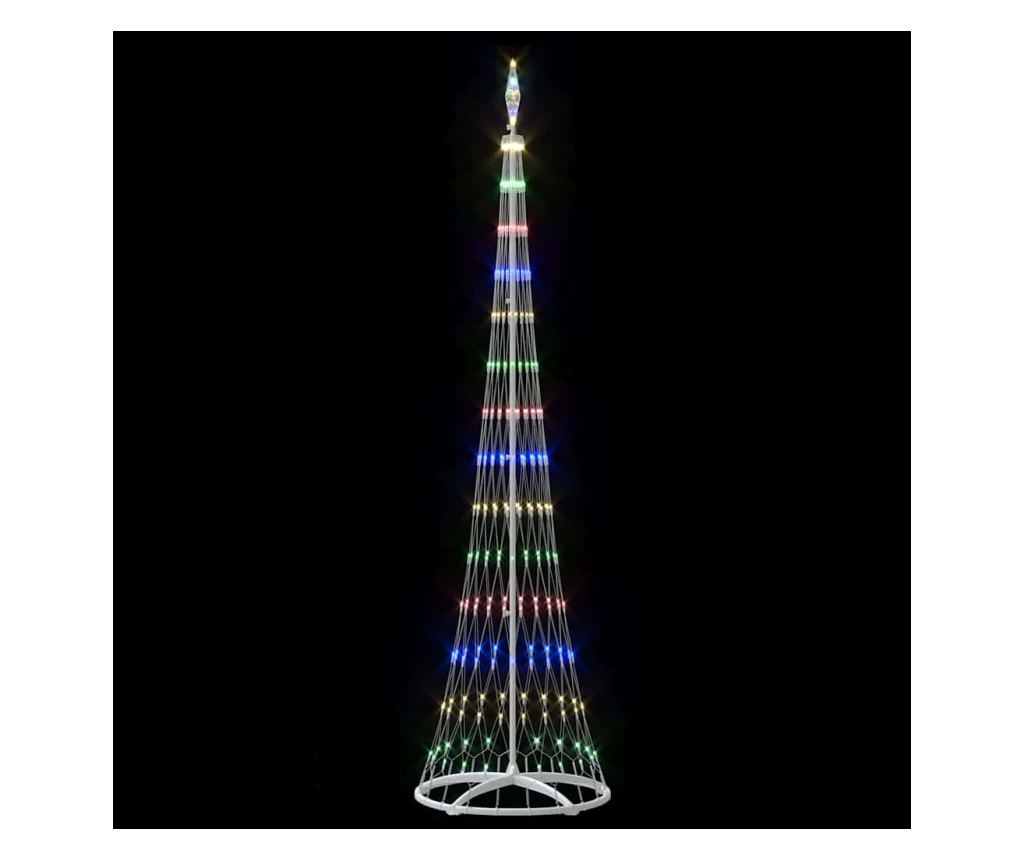 LED Коледна Елха с поставка Многоцветен 70 х 70 х 250 см Метал - 5
