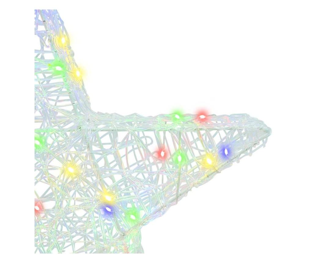 3D звезда Многоцветен 55 x 53.5 x 10 см Акрил - 4