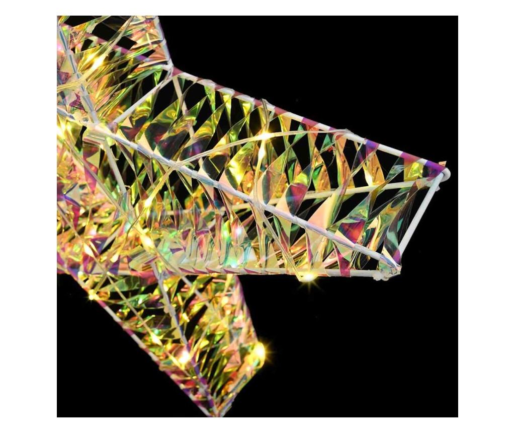 3D звезда с 50 LED светодиода Топло бяло 55 x 52.5 x 9 см PET - 6