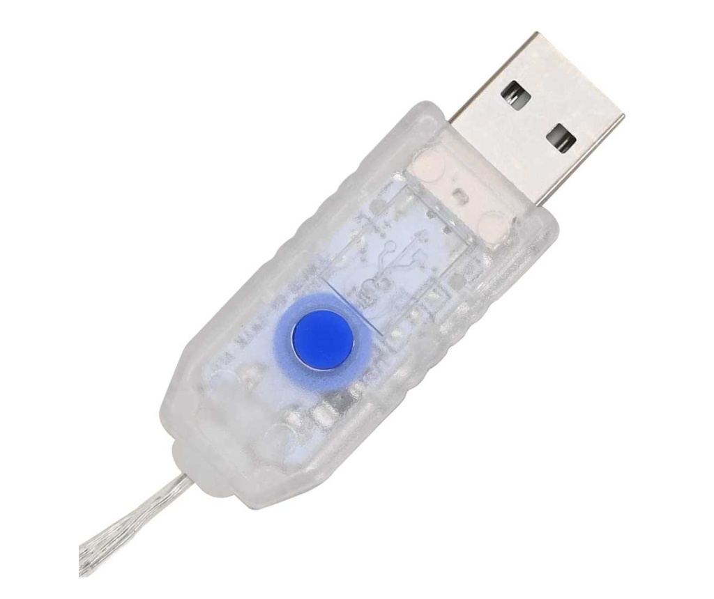 Венец с 60 LED светодиода Топло бяло 76 x 76 x 8,5 см Акрил - 6