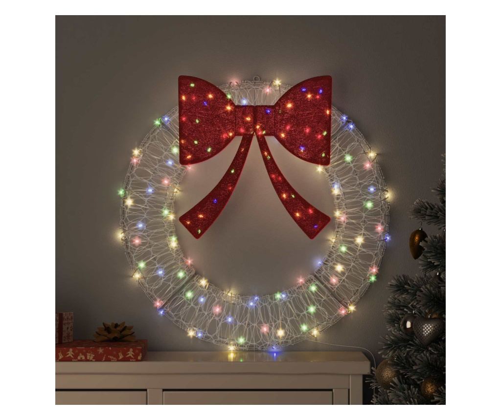 Венец с 60 LED светодиода Многоцветен 76 x 76 x 8,5 см Акрил - 3