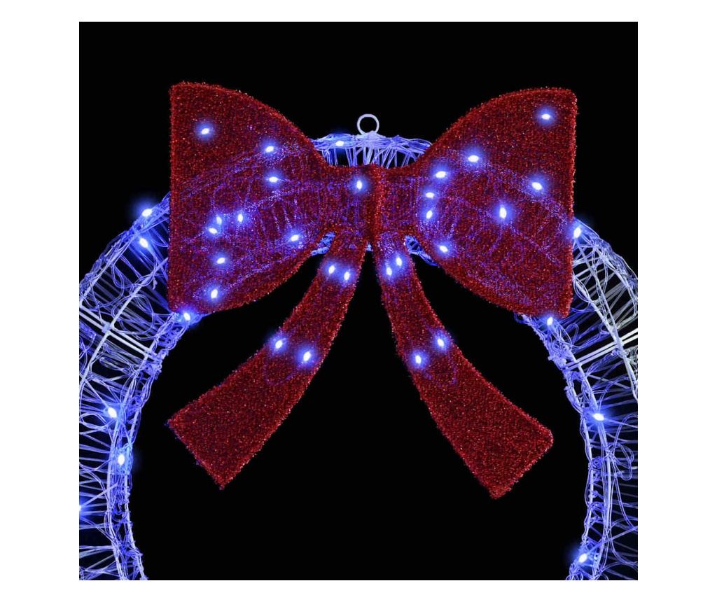 Венец с 80 LED светодиода Синьо 92 x 92 x 9,5 см Акрил - 5