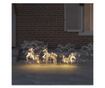 LED елени с 60 LED светодиода 3 pcs Топло бяло PET thumbnail 3