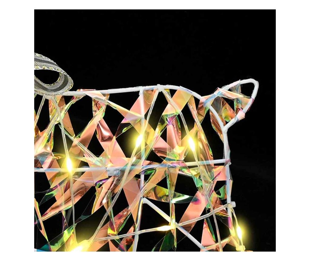 LED елени с 60 LED светодиода 3 pcs Топло бяло PET - 8
