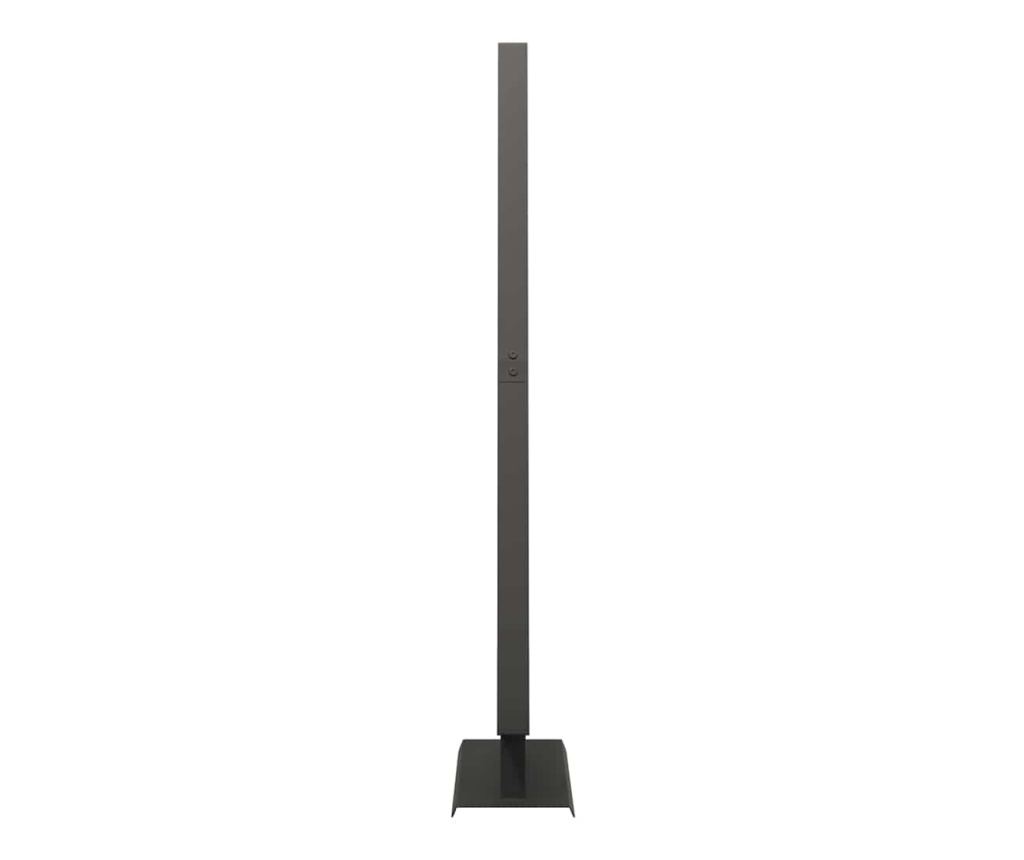 Метално коледно дърво с поставка Черно 125,5 cm Стомана - 4