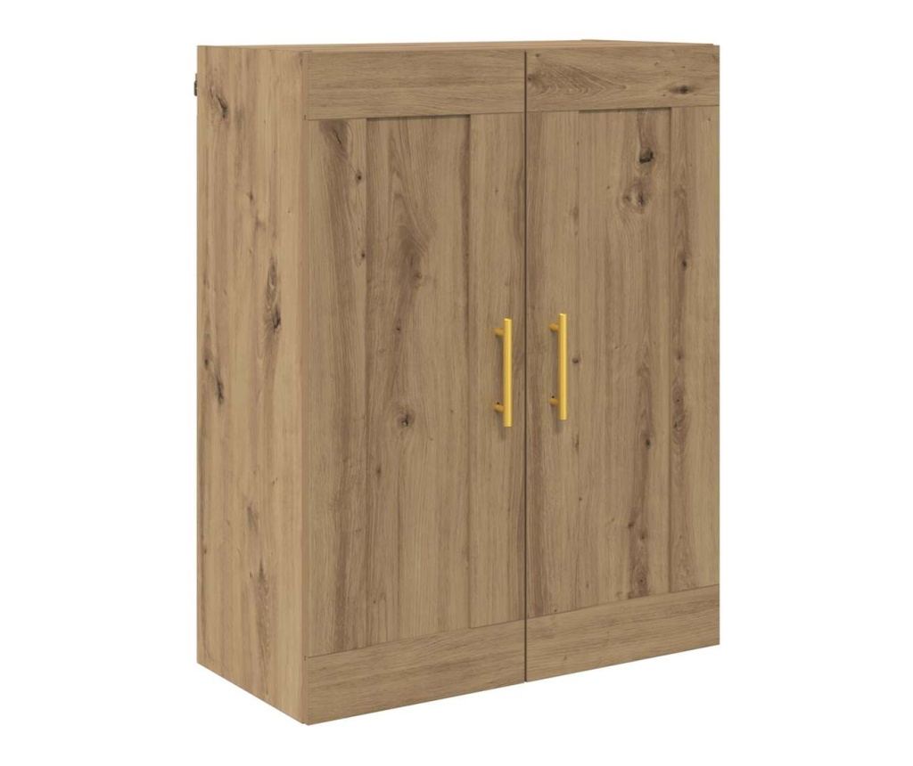 Висок шкаф с чекмедже Дъб 69,5 x 34 x 180 см Инженерно дърво - 4