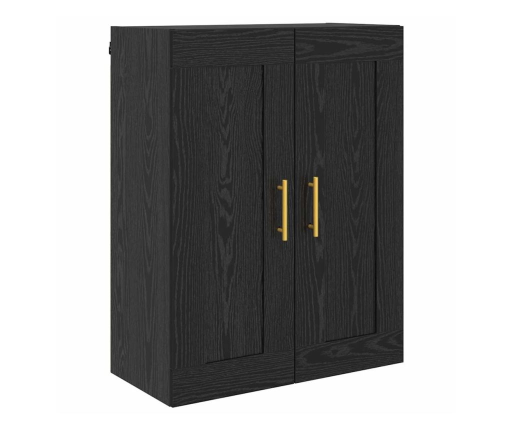 Висок шкаф Черния дъб 69,5 x 34 x 180 см Инженерно дърво - 6