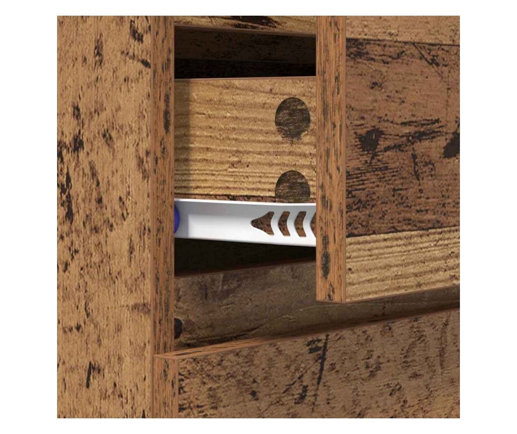 Служебен шкаф Старо дърво 60 x 35 x 70 cm Инженерно дърво - 8