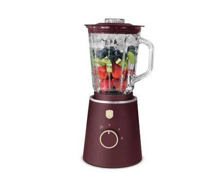 Blender 1.5 L Leonardo Berlinger Haus BH 9818, s steklenim kozarcem, funkcija drobljenja ledu