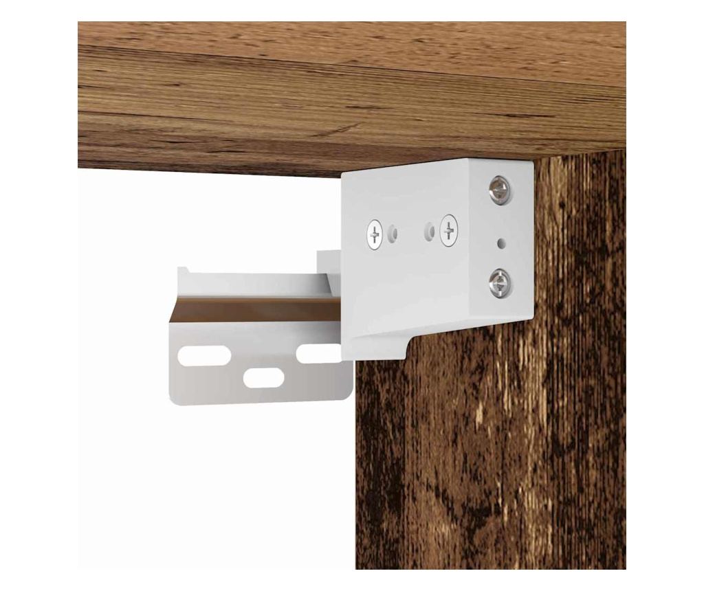 Висок шкаф Старо дърво 69,5 x 34 x 180 см Инженерно дърво - 10