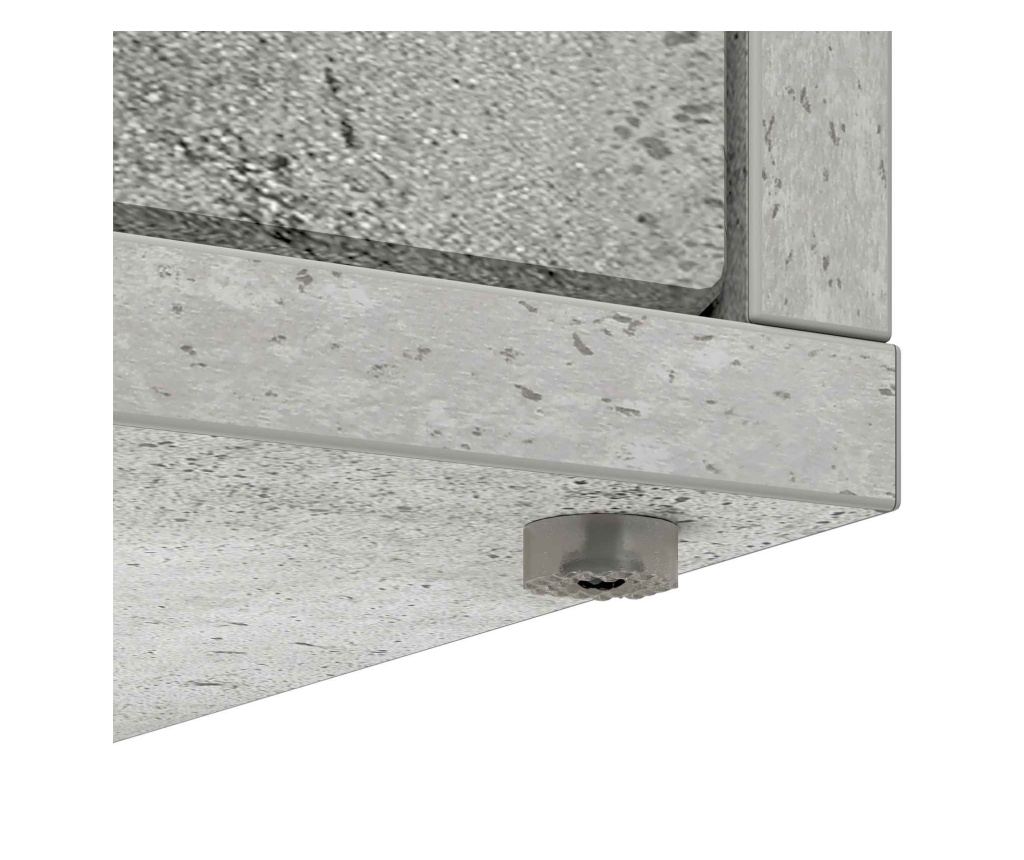 Къща за котки Бетон 53 х 52 х 62 см Инженерно дърво - 9