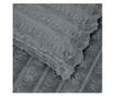 Одеала за хвърляне 6 pcs Тъмен сив 240 x 220 cm Мека вълна thumbnail 4