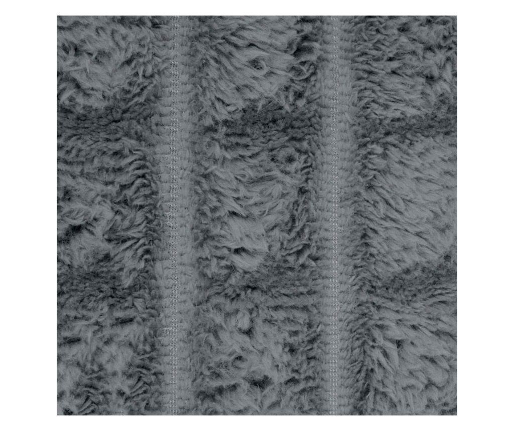 Одеала за хвърляне 6 pcs Тъмен сив 240 x 220 cm Мека вълна - 8