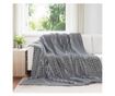 Одеала за хвърляне 6 pcs Тъмен сив 240 x 220 cm Мека вълна thumbnail 2
