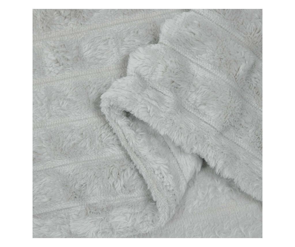 Одеала за хвърляне 6 pcs Сив 270 x 240 см Мека вълна - 6