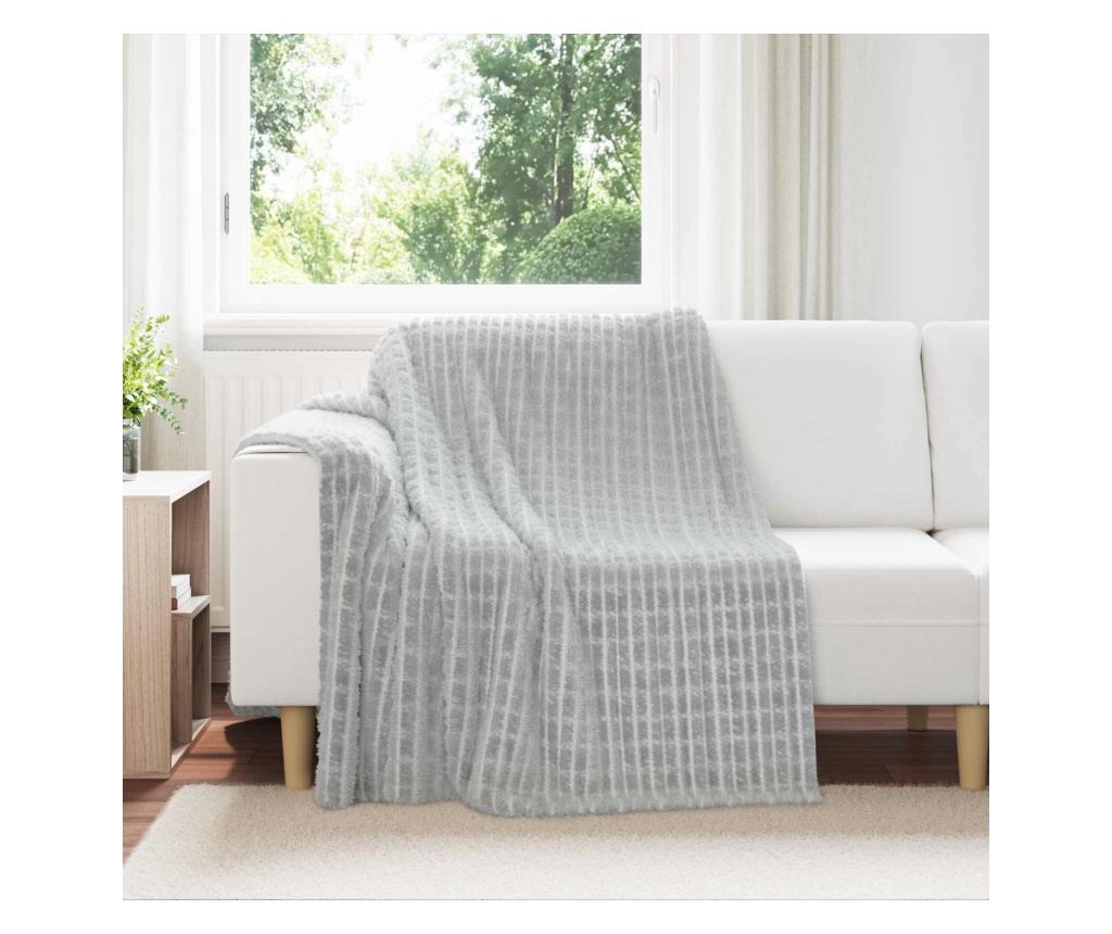 Одеала за хвърляне 6 pcs Сив 200 x 150 cm Мека вълна - 2