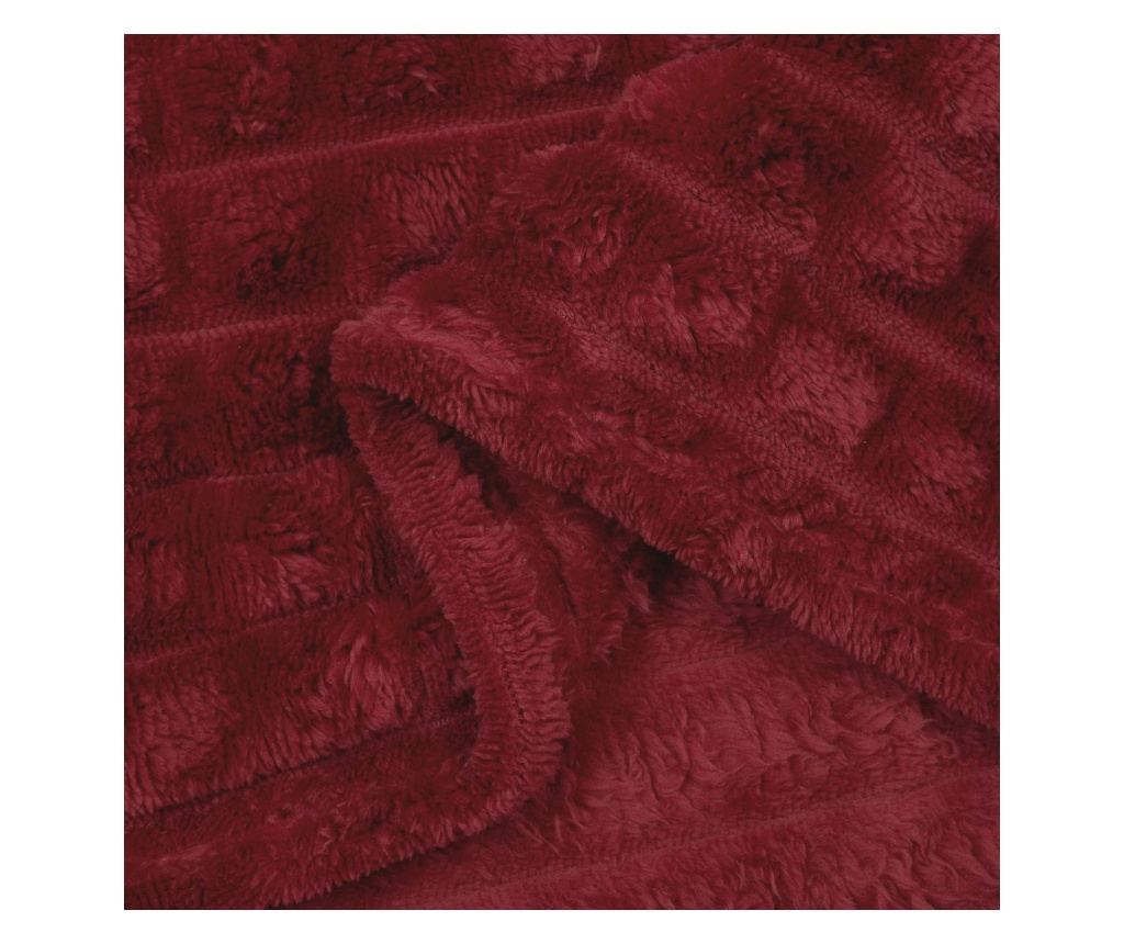 Одеала за хвърляне 6 pcs Бордо червен 270 x 240 см Мека вълна - 6