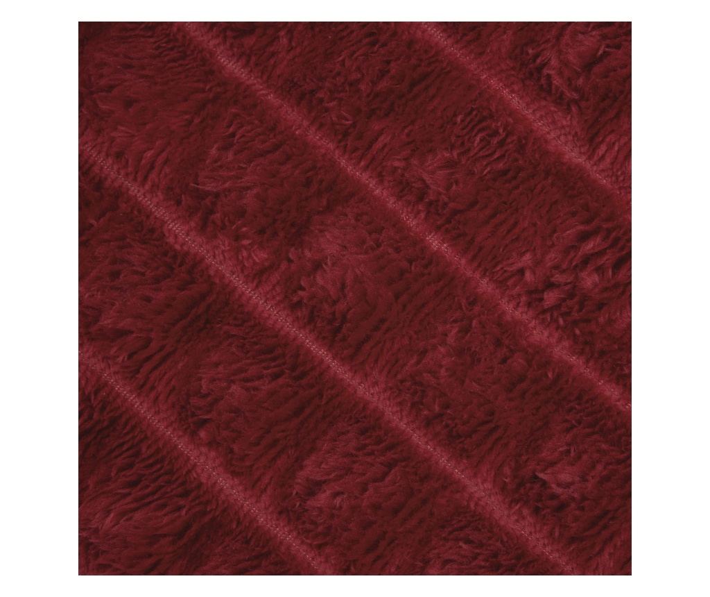 Одеала за хвърляне 6 pcs Бордо червен 270 x 240 см Мека вълна - 7