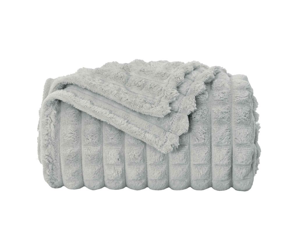 Одеала за хвърляне 6 pcs Сив 270 x 240 см Мека вълна - 5