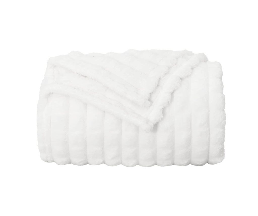 Одеала за хвърляне 6 pcs Бяло 240 x 220 cm Мека вълна - 5