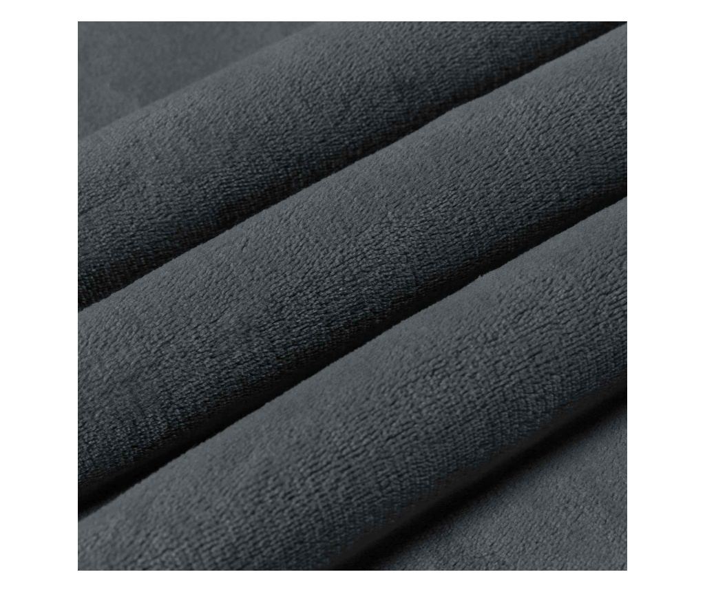 Одеяло Тъмен сив 130 x 150 cm Мека вълна - 6
