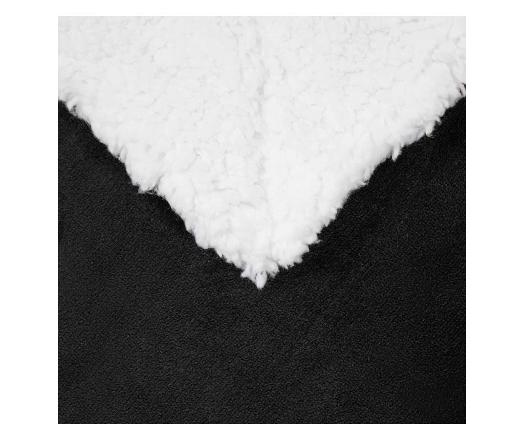 Одеяло Черно 240 x 270 см Мека вълна - 5